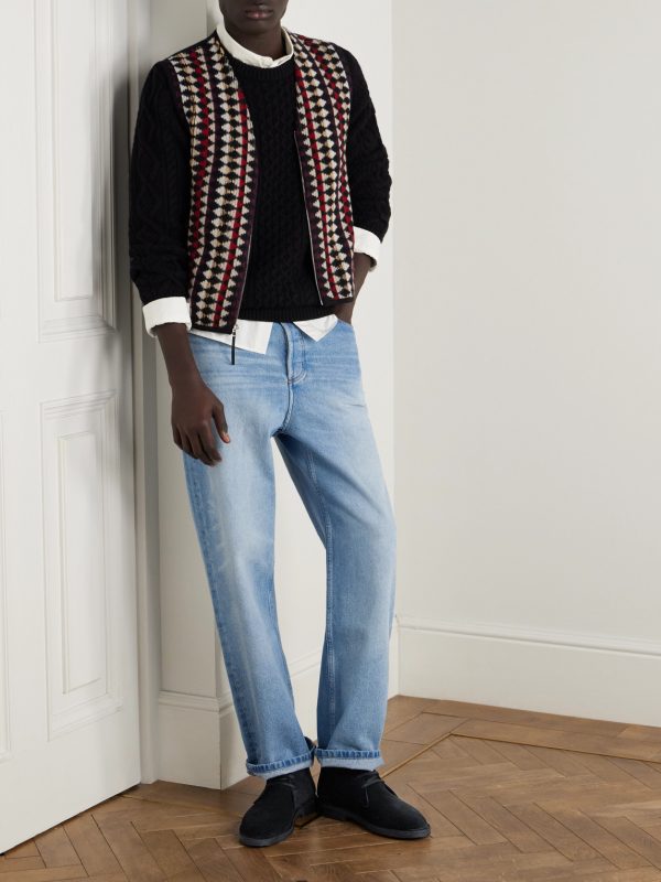 Pescatore Cable-Knit Wool Sweater - OU Pescatore Cable-Knit Wool Sweater - OU
