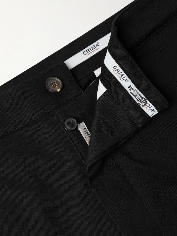Straight-Leg Cotton Chinos - E1 Straight-Leg Cotton Chinos - E1