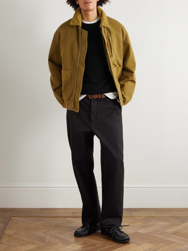 Straight-Leg Cotton Chinos - OU Straight-Leg Cotton Chinos - OU