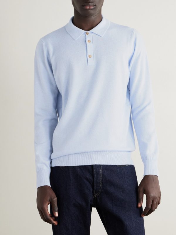 Cashmere Polo Shirt - FR Cashmere Polo Shirt - FR
