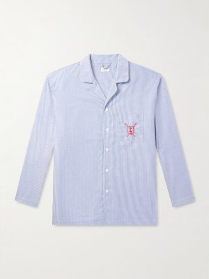 Striped Cotton Pyjama Set