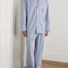Striped Cotton Pyjama Set - OU Striped Cotton Pyjama Set - OU