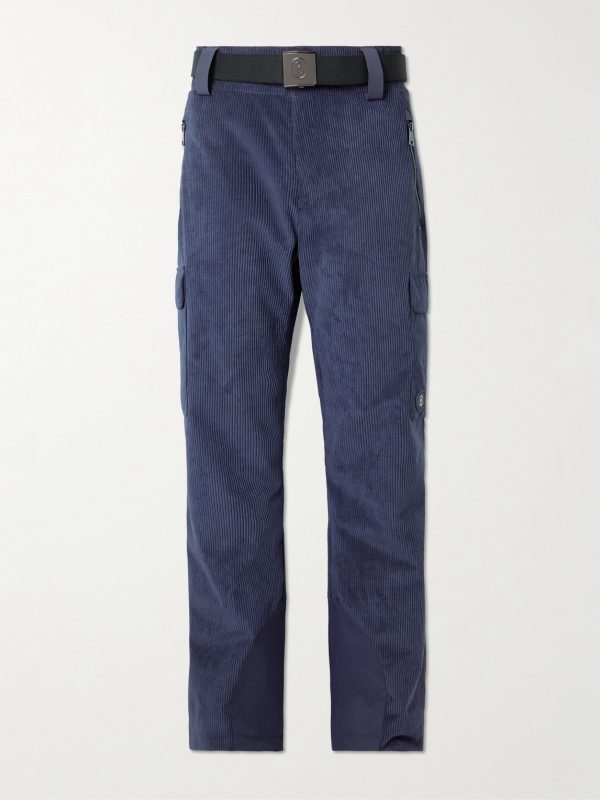 Corbin Straight-Leg Belted Corduroy Ski Pants Corbin Straight-Leg Belted Corduroy Ski Pants