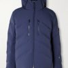 Jervis-D Panelled Quilted Shell Hooded Down Jacket Jervis-D Panelled Quilted Shell Hooded Down Jacket