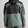 Henik-D Panelled Quilted Ripstop and Shell Hooded Down Jacket - BK Henik-D Panelled Quilted Ripstop and Shell Hooded Down Jacket - BK