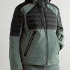Henik-D Panelled Quilted Ripstop and Shell Hooded Down Jacket - FR Henik-D Panelled Quilted Ripstop and Shell Hooded Down Jacket - FR