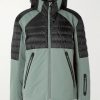 Henik-D Panelled Quilted Ripstop and Shell Hooded Down Jacket Henik-D Panelled Quilted Ripstop and Shell Hooded Down Jacket