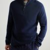 Derek-1 Virgin Wool and Cashmere-Blend Half-Zip Ski Midlayer - FR