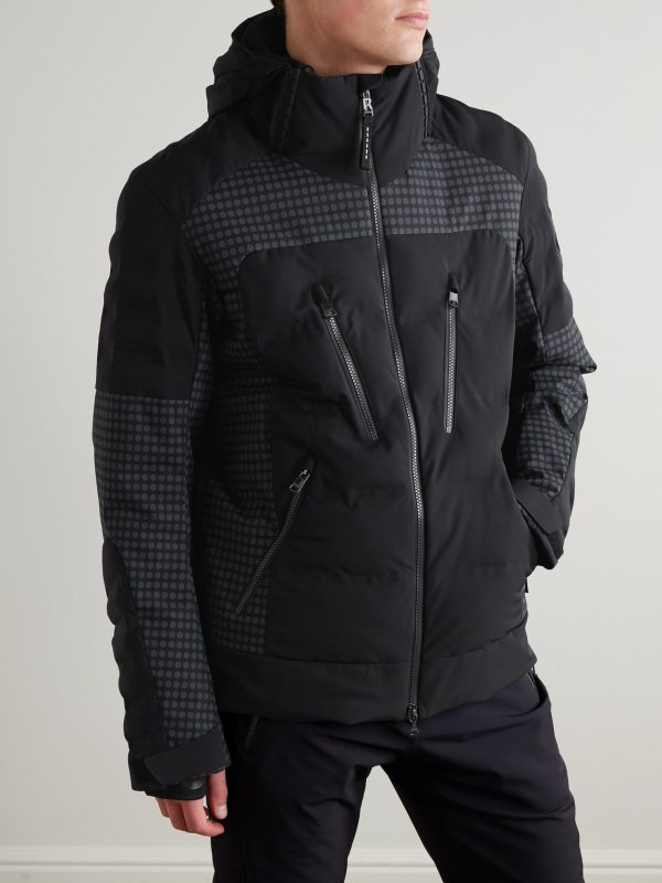 Fionn2-T Panelled Quilted Hooded Ski Jacket - FR