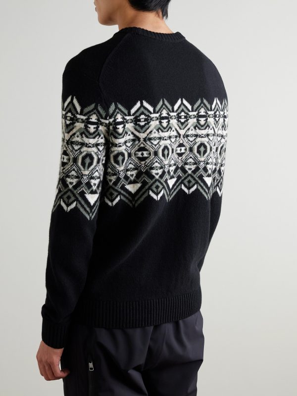 Luci Fair Isle Virgin Wool Sweater - BK Luci Fair Isle Virgin Wool Sweater - BK