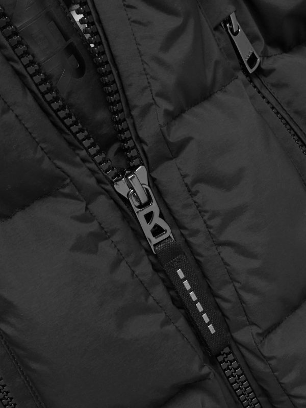 Blaine Panelled Quilted Shell Hooded Jacket - CU