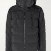 Blaine Panelled Quilted Shell Hooded Jacket