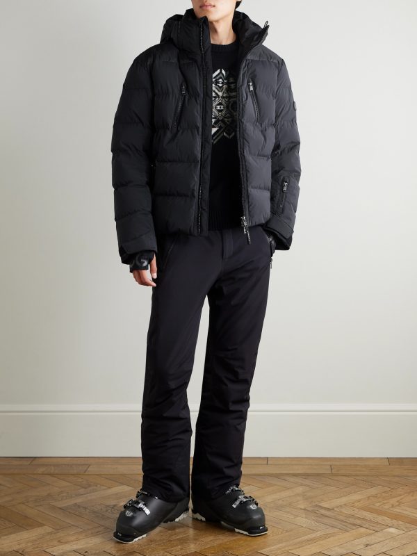 Blaine Panelled Quilted Shell Hooded Jacket - OU