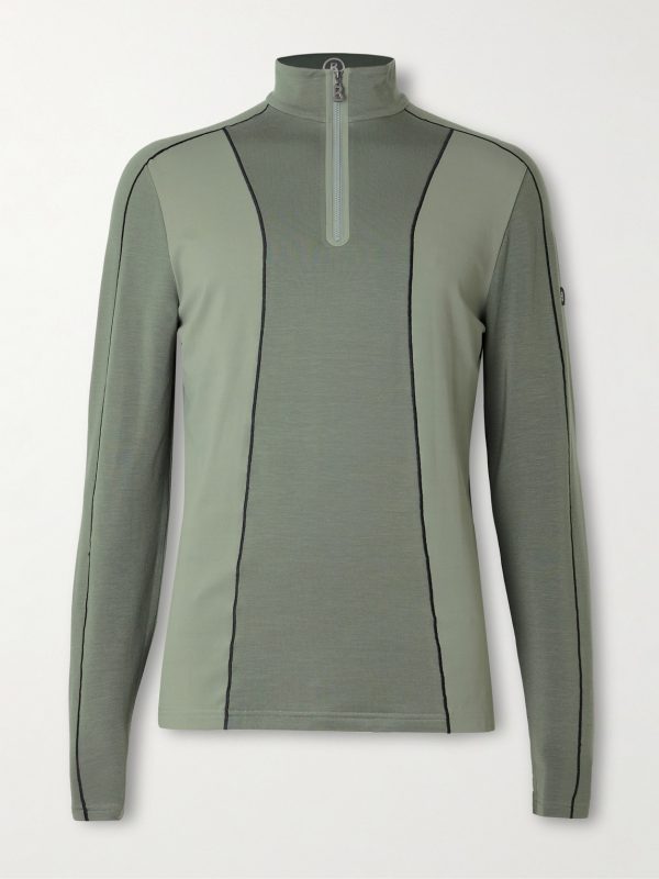 Flynn Stretch-Jersey Half-Zip Base Layer