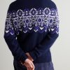 Luci Fair Isle Virgin Wool Sweater - BK Luci Fair Isle Virgin Wool Sweater - BK