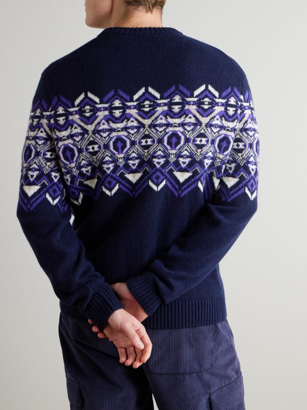 Luci Fair Isle Virgin Wool Sweater - BK Luci Fair Isle Virgin Wool Sweater - BK