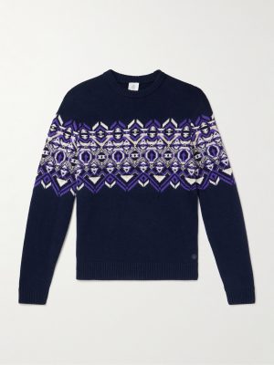Luci Fair Isle Virgin Wool Sweater Luci Fair Isle Virgin Wool Sweater