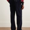 Games Tapered Pleated Cotton-Corduroy Trousers - BK Games Tapered Pleated Cotton-Corduroy Trousers - BK