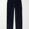 Games Tapered Pleated Cotton-Corduroy Trousers Games Tapered Pleated Cotton-Corduroy Trousers