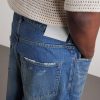 Straight-Leg Denim Shorts - CU Straight-Leg Denim Shorts - CU