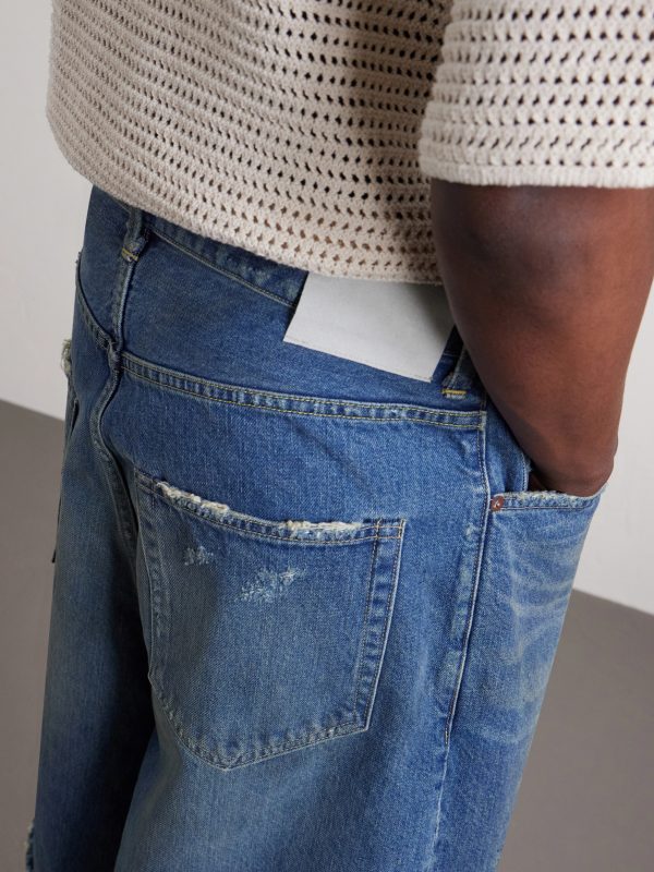 Straight-Leg Denim Shorts - CU Straight-Leg Denim Shorts - CU