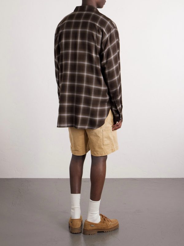 Checked Lyocell-Blend Gauze Shirt - BK Checked Lyocell-Blend Gauze Shirt - BK