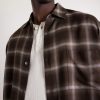 Checked Lyocell-Blend Gauze Shirt - CU Checked Lyocell-Blend Gauze Shirt - CU