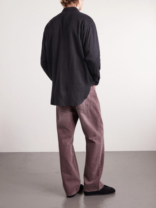 Silk-Blend Flannel Shirt - BK