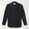 Silk-Blend Flannel Shirt