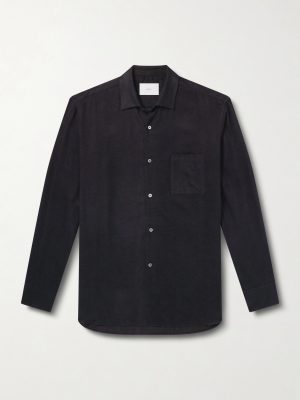 Silk-Blend Flannel Shirt Silk-Blend Flannel Shirt