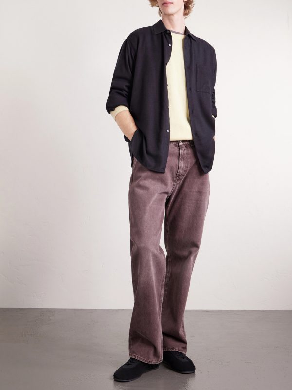 Silk-Blend Flannel Shirt - OU