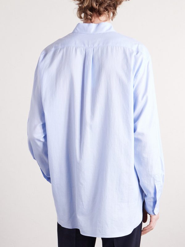 Cotton and Silk-Blend Shirt - BK