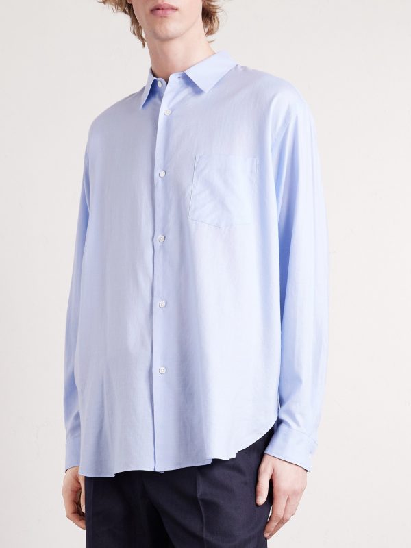 Cotton and Silk-Blend Shirt - FR
