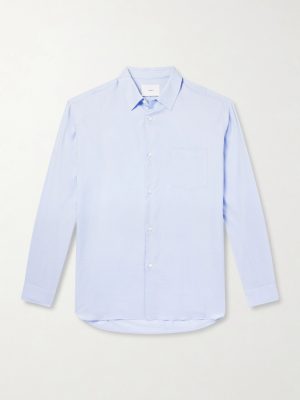 Cotton and Silk-Blend Shirt Cotton and Silk-Blend Shirt
