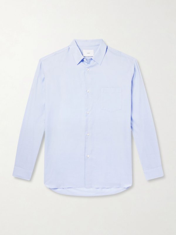 Cotton and Silk-Blend Shirt