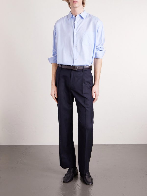 Cotton and Silk-Blend Shirt - OU