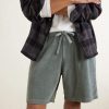 Straight-Leg Cotton-Terry Drawstring Shorts - CU Straight-Leg Cotton-Terry Drawstring Shorts - CU