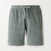 Straight-Leg Cotton-Terry Drawstring Shorts Straight-Leg Cotton-Terry Drawstring Shorts