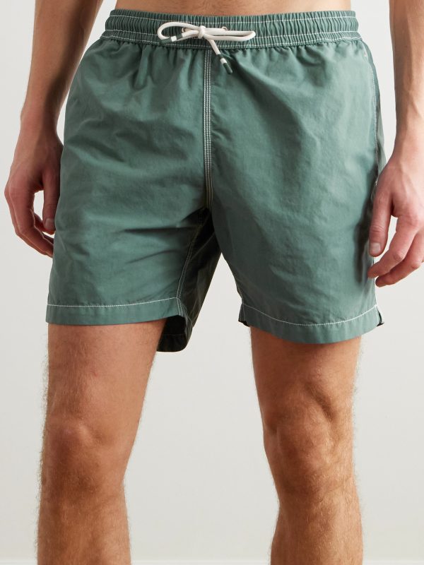 Slim-Fit Mid-Length Swim Shorts - OU Slim-Fit Mid-Length Swim Shorts - OU