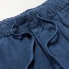 Joggy Straight-Leg Linen Bermuda Shorts - E1 Joggy Straight-Leg Linen Bermuda Shorts - E1