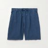 Joggy Straight-Leg Linen Bermuda Shorts Joggy Straight-Leg Linen Bermuda Shorts