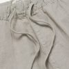 Joggy Tapered Linen Drawstring Trousers - E1 Joggy Tapered Linen Drawstring Trousers - E1