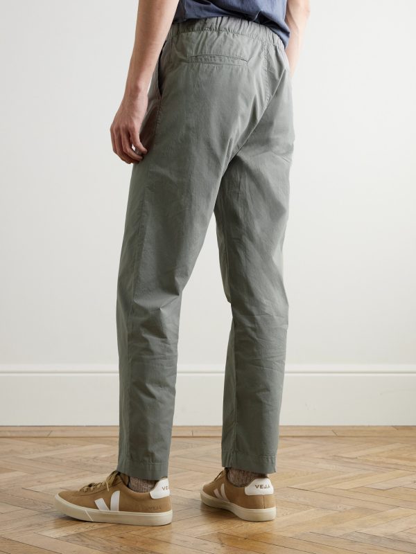 Joggy Straight-Leg Cotton Trousers - BK