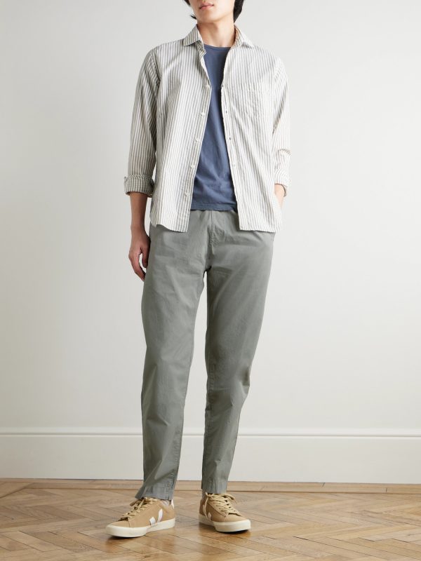 Joggy Straight-Leg Cotton Trousers - OU