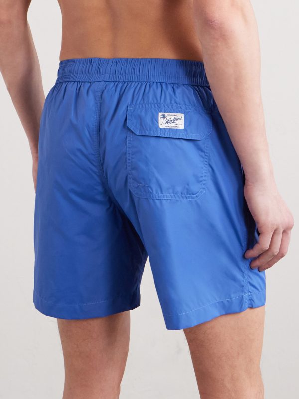 Slim-Fit Mid-Length Recycled Swim Shorts - BK