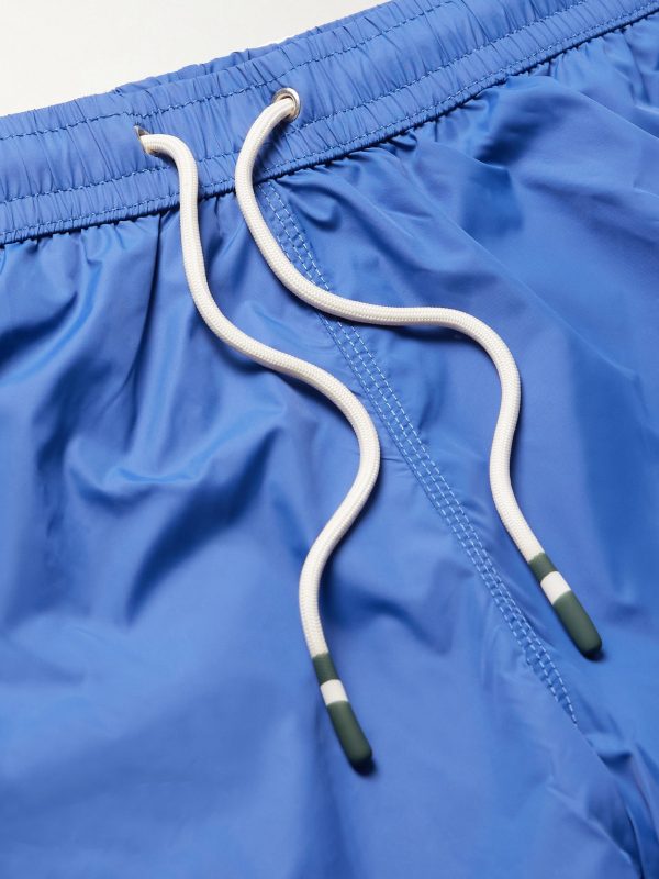 Slim-Fit Mid-Length Recycled Swim Shorts - CU