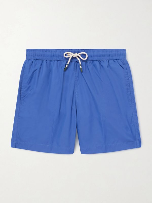 Slim-Fit Mid-Length Recycled Swim Shorts