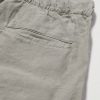 Joggy Straight-Leg Linen Bermuda Shorts - CU Joggy Straight-Leg Linen Bermuda Shorts - CU