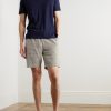 Joggy Straight-Leg Linen Bermuda Shorts - OU Joggy Straight-Leg Linen Bermuda Shorts - OU