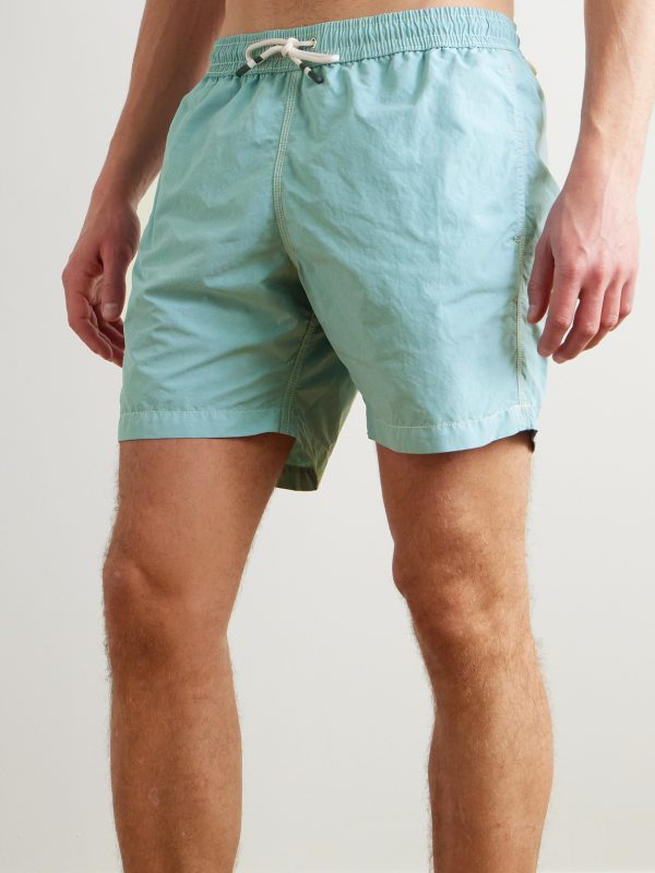 Slim-Fit Mid-Length Swim Shorts - OU